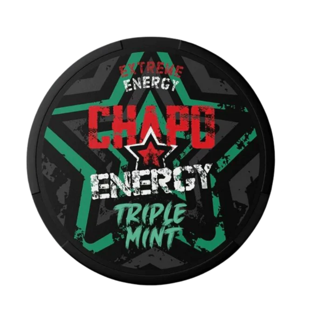 CHAPO ENERGY – Triple Mint  75mg/pouch
